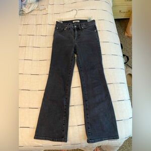 Madewell Cali Demi Black Jeans size 27